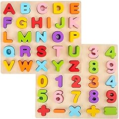 Alphabet puzzle wood for sale  Delivered anywhere in USA 