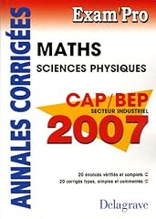 Maths sciences physiques d'occasion  Livré partout en France