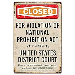 Closed prohibition sign for sale  Delivered anywhere in USA 