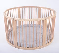 Wooden round playpen for sale  Delivered anywhere in UK