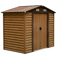 Outsunny 8ft x 6ft Outdoor Metal Garden Shed House for sale  Delivered anywhere in UK