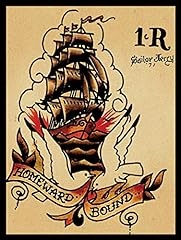 Sailor jerry wall for sale  Delivered anywhere in USA 