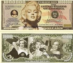 Novelty dollar marilyn for sale  Delivered anywhere in UK