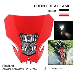 Used, Motorcycle Headlight Head Lamp Lights For CRF450L 2019 2020 CRF450XR 2019 2020 Dirt Bike - Red for sale  Delivered anywhere in Canada