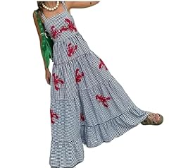 Xponni gingham dress for sale  Delivered anywhere in UK