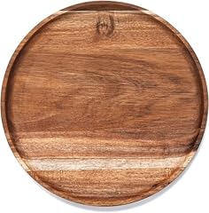 Round wood tray for sale  Delivered anywhere in USA 