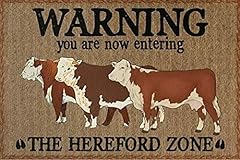 Warning hereford bull for sale  Delivered anywhere in UK