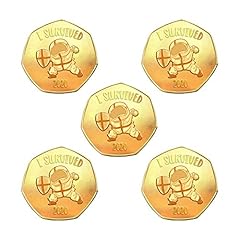 Moneta commemorativa sopravvis usato  Spedito ovunque in Italia 