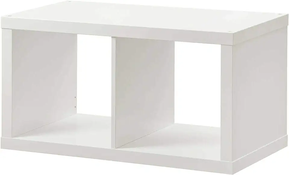Begagnade, Ikea KALLAX hylla i vitt; (77 x 42 cm) till salu  