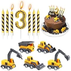Construction birthday candles for sale  Delivered anywhere in UK