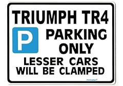Triumph tr4 parking for sale  Delivered anywhere in UK