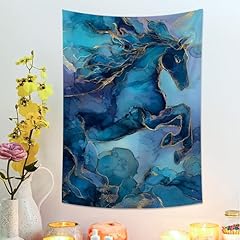 Blue horse tapestry for sale  Delivered anywhere in UK