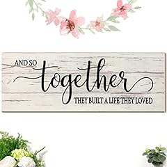 Together wood sign for sale  Delivered anywhere in USA 