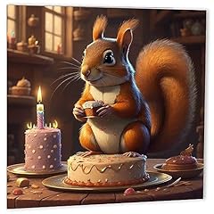 Carte anniversaire écureuil d'occasion  Livré partout en France