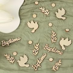 60pcs baptême confettis d'occasion  Livré partout en France