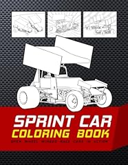Sprint car coloring for sale  Delivered anywhere in UK