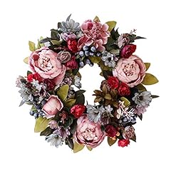 Door wreath artificial for sale  Delivered anywhere in Ireland