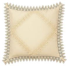 Cream lace cushion for sale  Delivered anywhere in UK