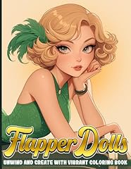 Flapper dolls coloring for sale  Delivered anywhere in USA 