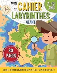 Cahier labyrinthes géant d'occasion  Livré partout en France