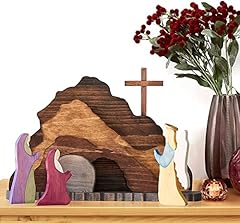 Easter scene wooden for sale  Delivered anywhere in USA 