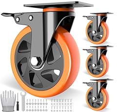 Inch casters wheels for sale  Delivered anywhere in USA 