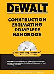 Dewalt construction estimating for sale  Delivered anywhere in USA 
