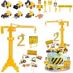 Construction cake toppers for sale  Delivered anywhere in UK