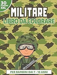 Libro colorare militare usato  Spedito ovunque in Italia 
