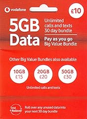 Vodafone sim card for sale  Delivered anywhere in UK