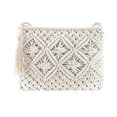 White crochet crossbody for sale  Delivered anywhere in UK