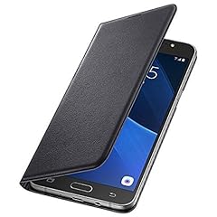 Samsung EF-WJ710PBEGWW Flip Wallet per Galaxy J7 2016, Nero, usato usato  Spedito ovunque in Italia 