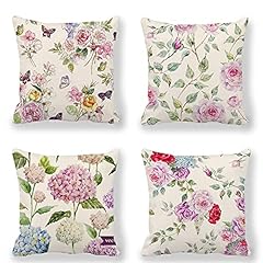 Flowers butterflies cushion for sale  Delivered anywhere in Ireland
