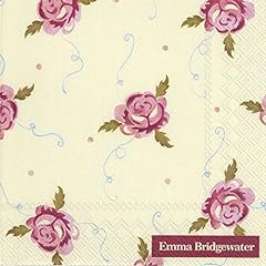 Emma Bridgewater TINY ROSE Cocktail or Tea Napkins for sale  Delivered anywhere in UK