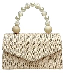 Straw evening handbag for sale  Delivered anywhere in USA 