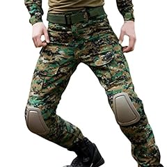 YuanDian Uomo Tattico Esercito Mimetici Uniforme Set Tuta Maniche Lunghe Caccia Camicie Magliette Combat Pantaloni Escursionismo Campeggio Allaperto 