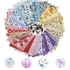 50pcs quilting fabric for sale  Delivered anywhere in UK