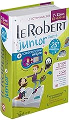 Dictionnaire robert junior d'occasion  Livré partout en France