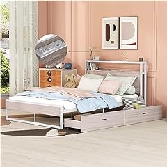 Queen metal bed for sale  Delivered anywhere in USA 