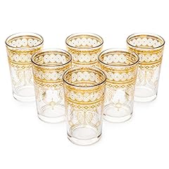 Gold Moroccan Glasses Artisan Hand-Made Multipurpose for sale  Delivered anywhere in Canada