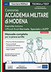 Concorso accademia militare usato  Spedito ovunque in Italia 