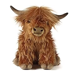 Living Nature Highland Cow Soft Toy With Sound, used for sale  Delivered anywhere in UK