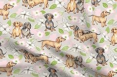 Spoonflower fabric dachshunds for sale  Delivered anywhere in USA 