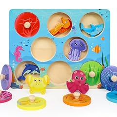 Montessori wooden puzzle for sale  Delivered anywhere in USA 