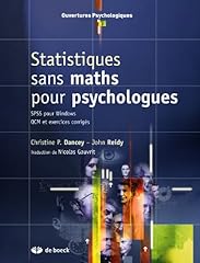 Statistiques maths psychologue d'occasion  Livré partout en France
