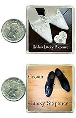 Lucky wedding sixpence for sale  Delivered anywhere in UK