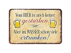 Bier spruch blechschild gebraucht kaufen  Wird an jeden Ort in Deutschland