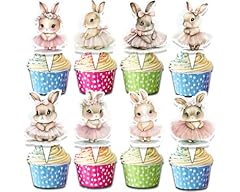 Pcs bunny cupcake for sale  Delivered anywhere in USA 