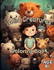 Wild creatures coloring for sale  Delivered anywhere in USA 