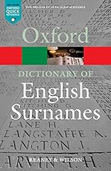 Dictionary english surnames for sale  Delivered anywhere in UK